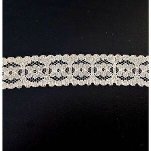 Lace, Vintage Ecru 1" wide x 3 yds Galloon